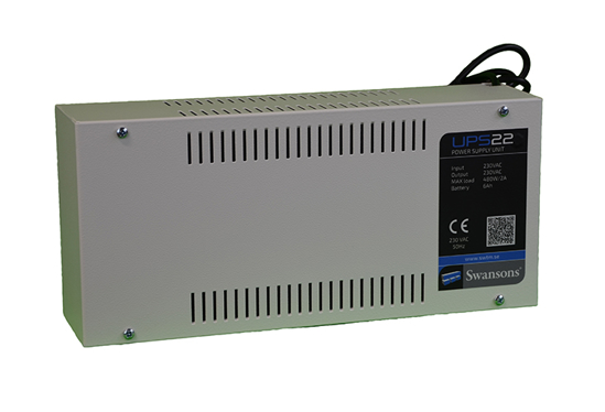 BATTERIBACKUP UPS22 230VAC 480W 5Ah BLYBATTERI, STIKKONTAKT