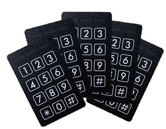 Bilde av ETIKETT CONLAN CM1000, MYKEY,  SORT 5 STK PAKKE