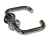 DØRVRIDER 619UR 19MM M/ROSETT M/RETURFJÆR DT 35-90MM AISI 316 POL