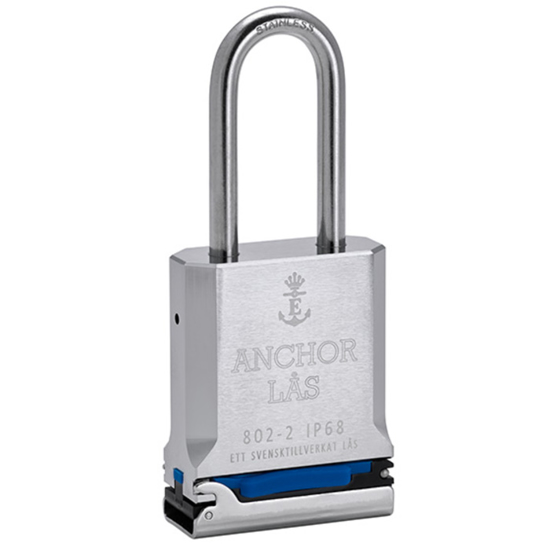 HENGELÅS ANCHOR 802-2 B60 IP68 OVAL SYL, MESSING HUS, BØYLE RST, FG2