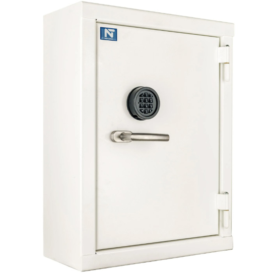 NØKKELSKAP TOP 730 SMALL M/KODE 150 KROKER TESTET SS 3492 (FG' KRAV) HVIT