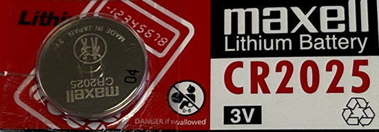 BATTERI MAXELL (CR2025)